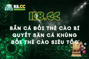 Bắn cá đổi thẻ cào K8CC: Bí quyết săn cá khủng và đổi thẻ cào siêu tốc
